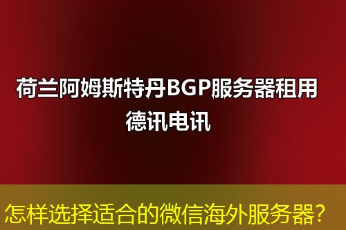 怎样选择适合的微信海外服务器？