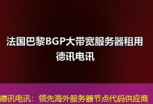 德讯电讯:领先海外服务器节点代码供应商-香港服务器