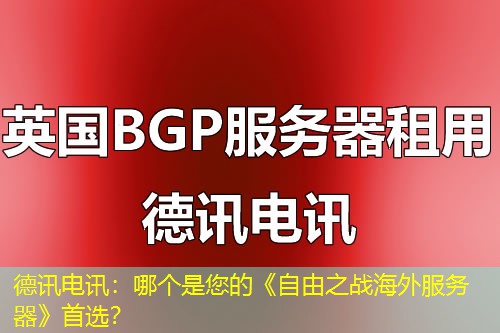 德讯电讯：哪个是您的《自由之战海外服务器》首选？