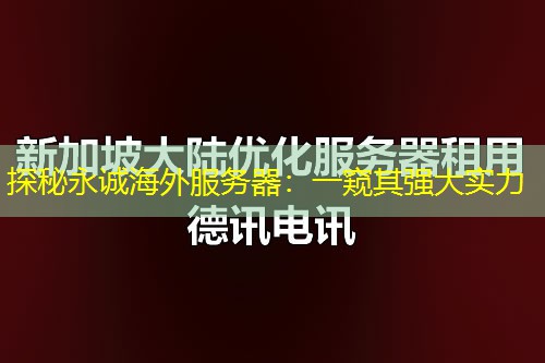 探秘永诚海外服务器：一窥其强大实力