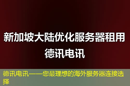 德讯电讯——您最理想的海外服务器连接选择